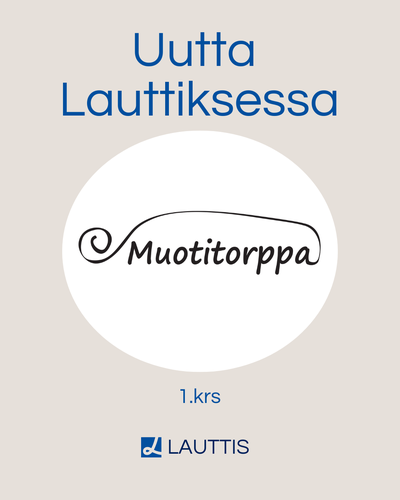 Muotitorppa avaa Pop-upin Lauttiksen 1. kerrokseen Muotitorppa avaa Pop-upin Lauttiksen 1. kerrokseen